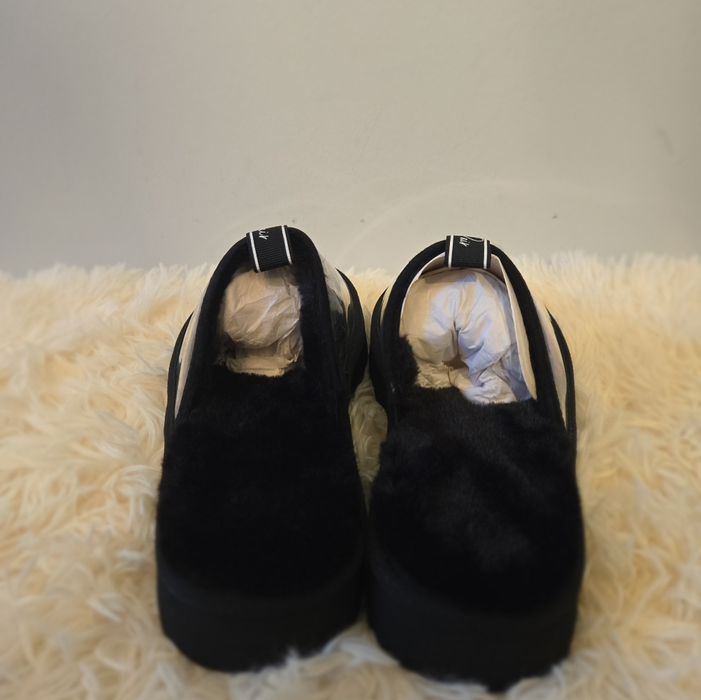 Wild Pair Womens Portiaa Faux Fur Slip On Slide Slippers Size 7 NIB - Picture 9 of 10
